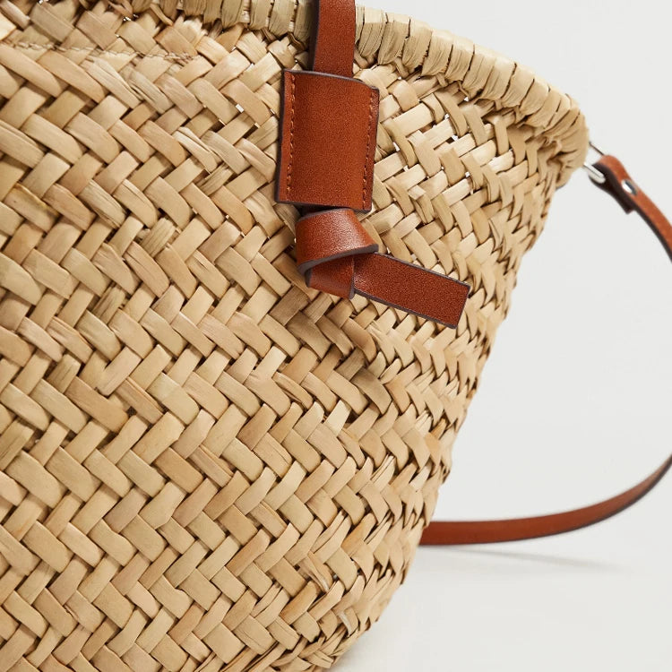 Handmade Woven Rattan Handbag