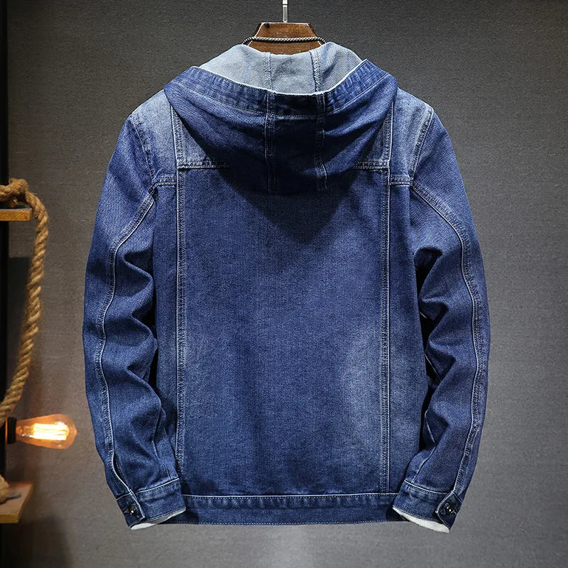 Bennett Urban Hooded Denim Jacket